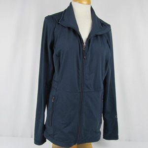 Calia by Carrie Underwood Navy Blue Activewear Zip Front Jacket Women Size XL